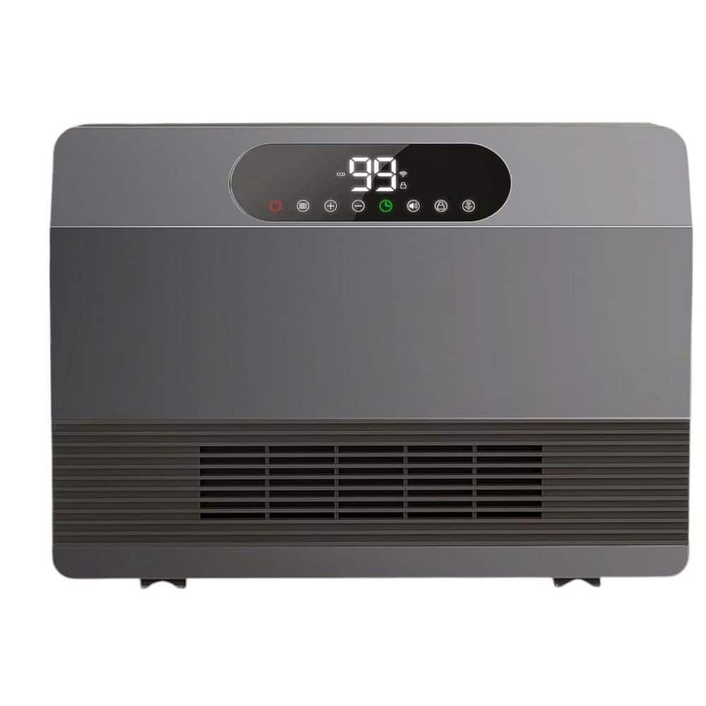 Unbranded 1500W Wall-Mounted Electric Space Heater with Smart Control, ECO Thermostat, 5 Modes, Overheat Protection Furnace (1)