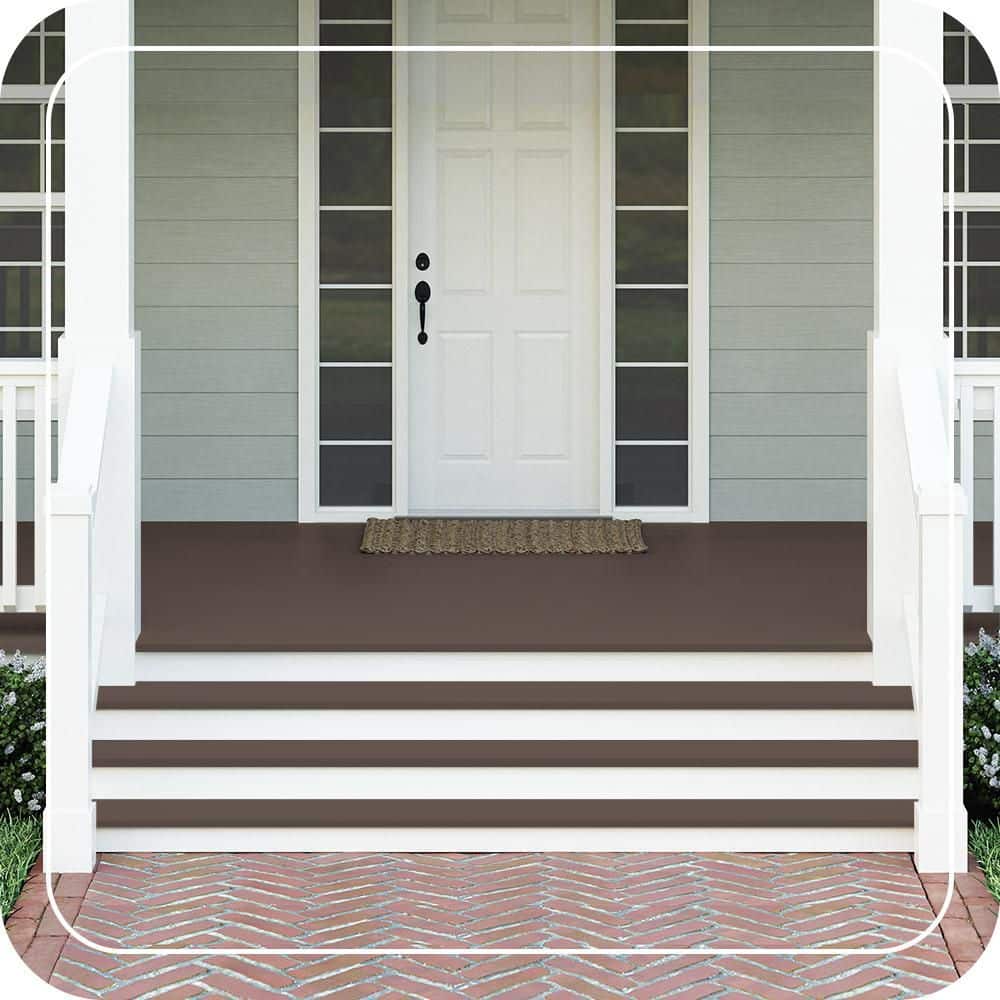 BEHR PREMIUM #BNC-33 Textured Low-Lustre Enamel Interior/Exterior Porch and Patio Anti-Slip Floor Paint (2)