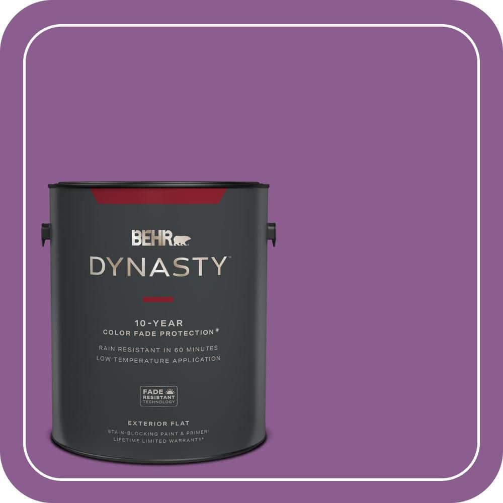 BEHR DYNASTY 1 gal. #P100-6 Chakra Flat Exterior Stain-Blocking Paint & Primer
