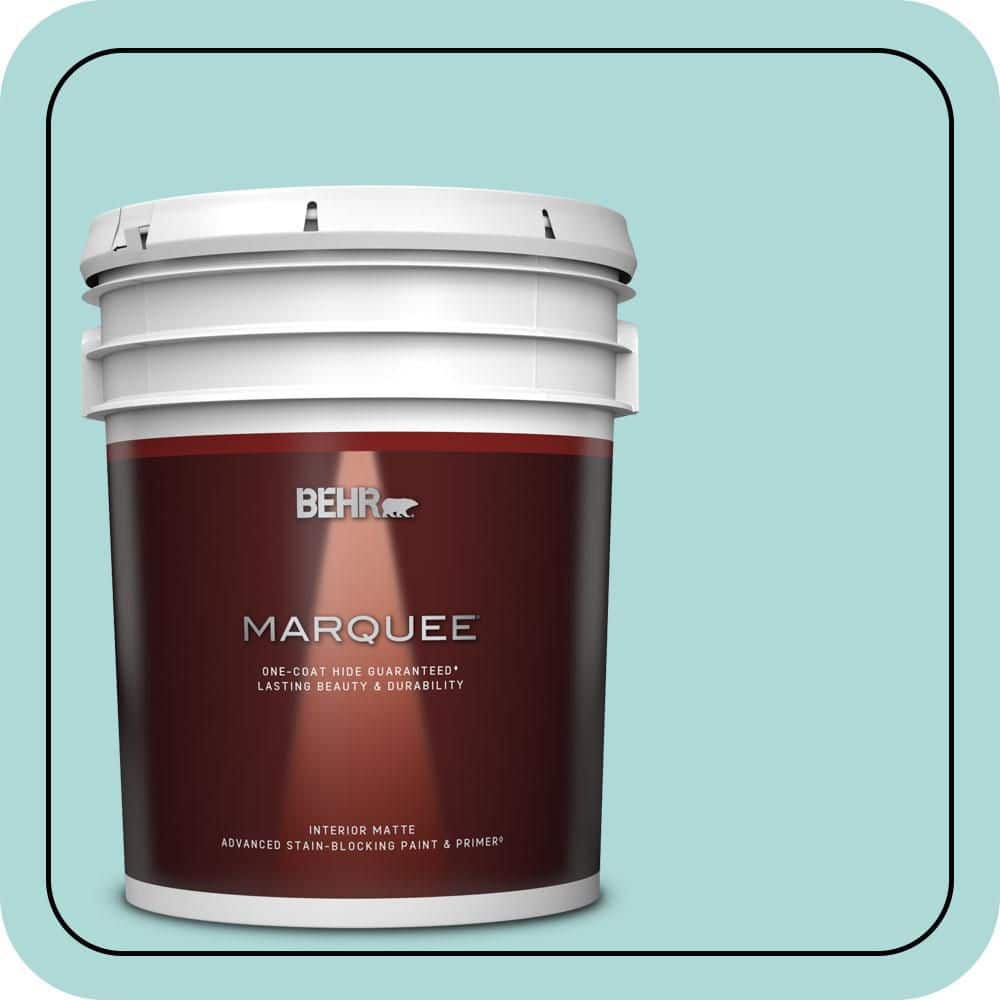 BEHR MARQUEE 5 gal. #510C-3 Rivers Edge Matte Interior Paint & Primer