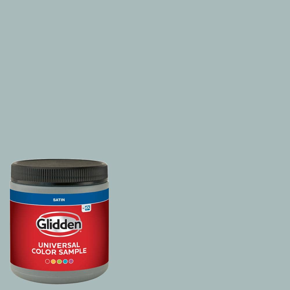 Glidden 8-oz. Blue Willow PPG1145-4 Satin Interior Paint Sample (1)