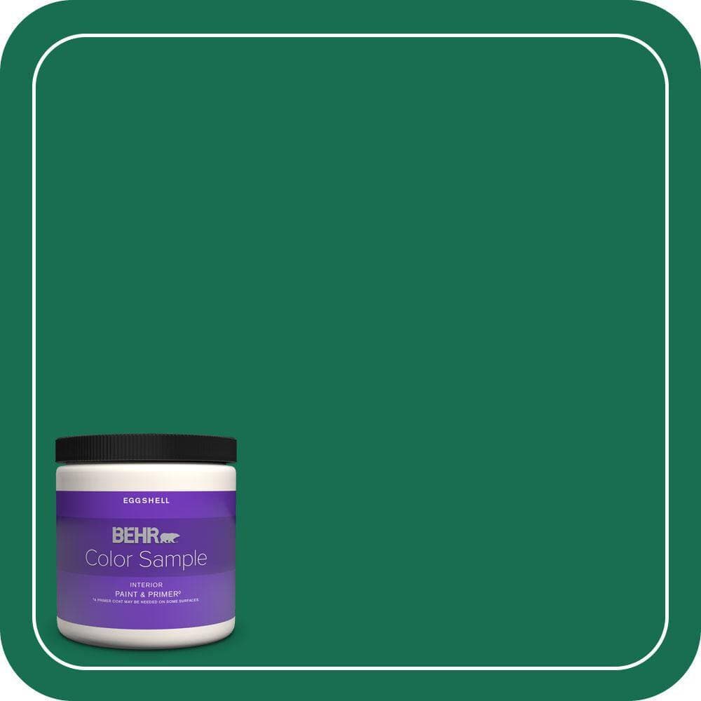BEHR PREMIUM PLUS #S-H-470 Precious Emerald Enamel Low Odor & Primer (1)