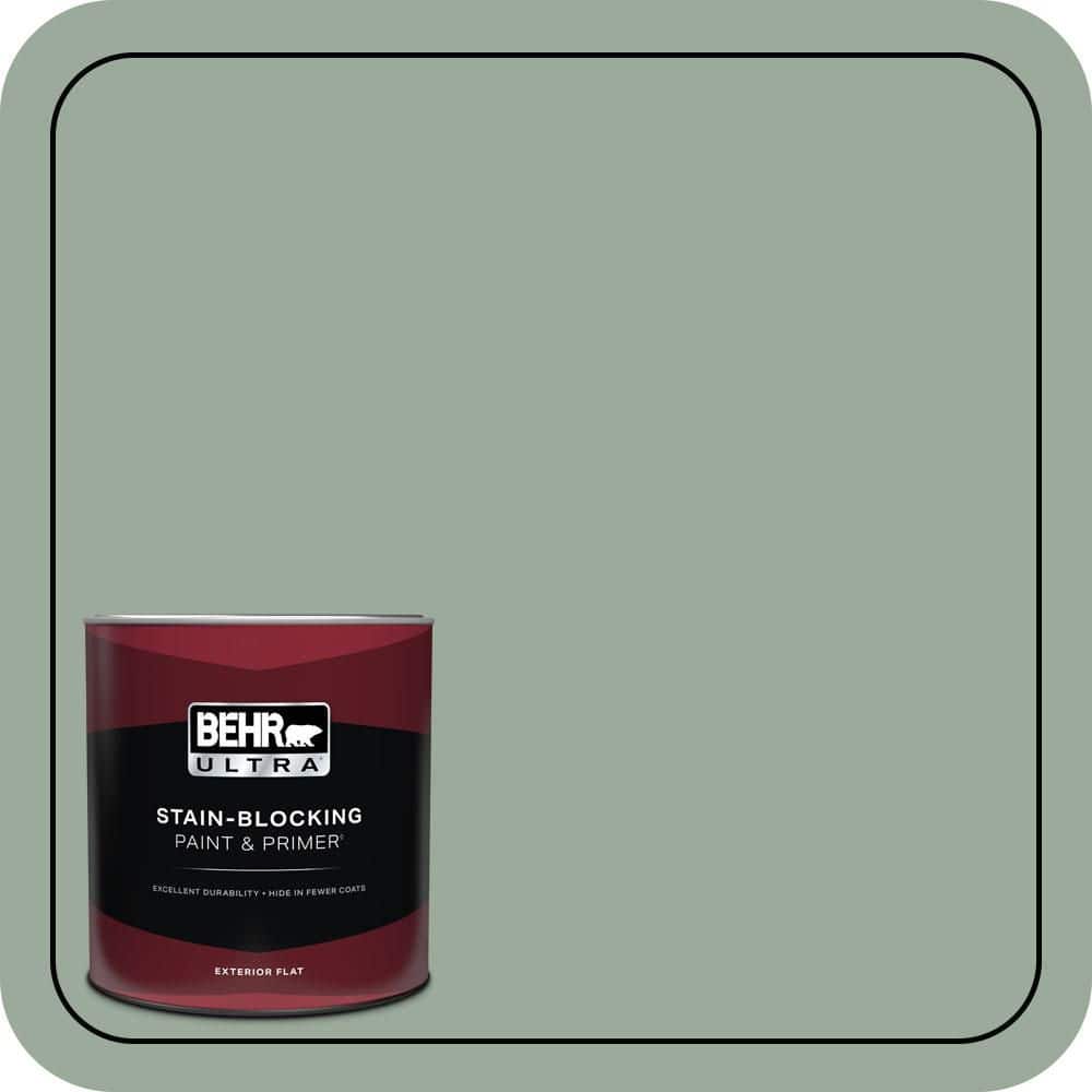 BEHR ULTRA 1 qt. #450F-4 Scotland Road Flat Exterior Paint & Primer