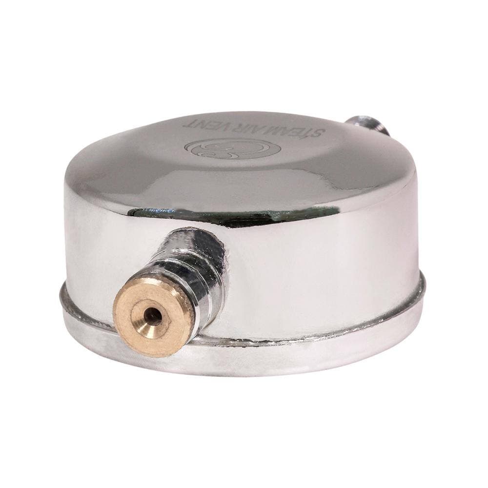 PLUMBFLEX 1/8 in. Chrome Radiator Air Valve Gorton Style Straight Steam Air Vent Size #C (3)