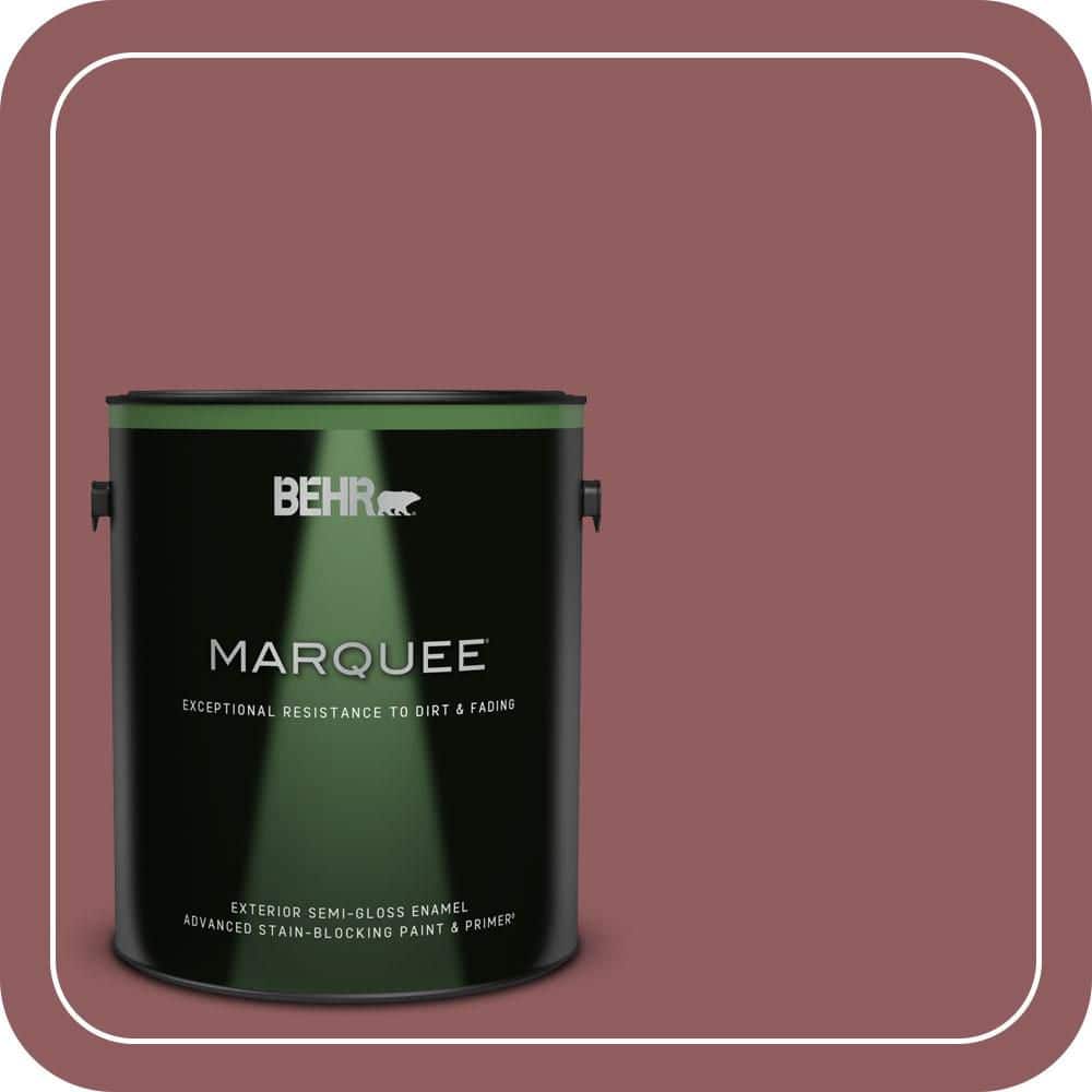 BEHR MARQUEE 1 gal. #S130-6 Spiced Potpourri Semi-Gloss Enamel Exterior Paint & Primer