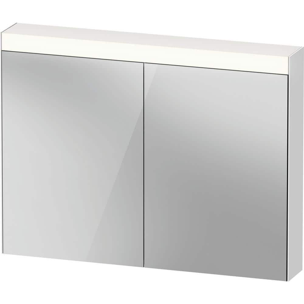Duravit Light and Mirror 39.75 in. W x 29.875 in. H White Surface Mount Medicine Cabinet (1)