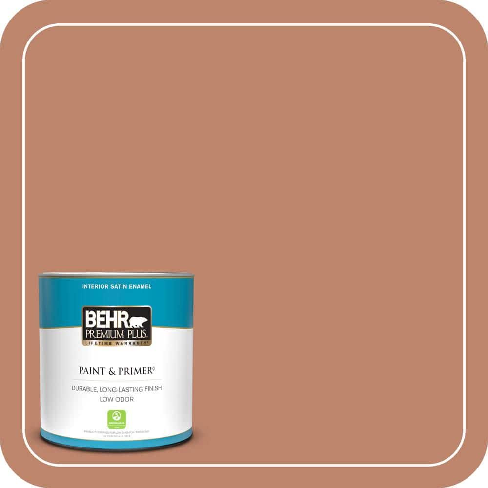 BEHR PREMIUM PLUS #QE-03 Clay Ground Enamel Low Odor & Primer (1)