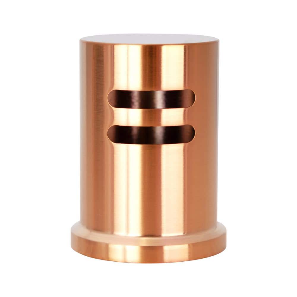 Akicon 1-7/8 in. OD x 2-15/32 in. H Solid Brass Dishwasher Air Gap Cover with Skirted in Copper