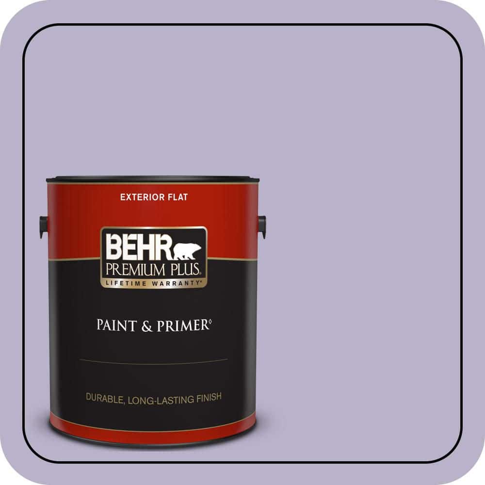 BEHR PREMIUM PLUS 1 gal. #S570-3 Bohemianism Flat Exterior Paint & Primer
