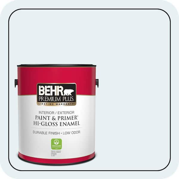 BEHR PREMIUM PLUS #BL-W04 Ethereal White Flat & Primer (3)