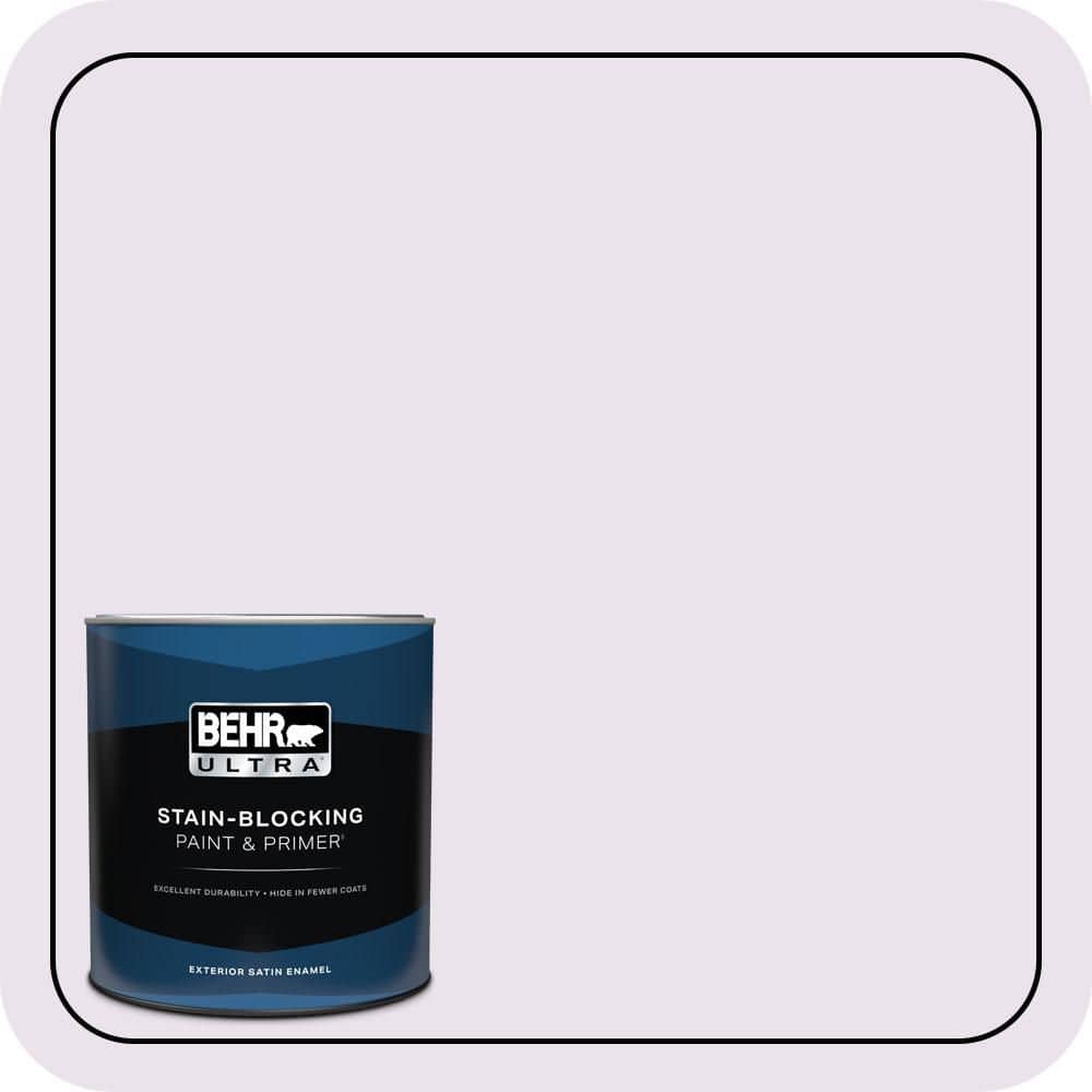 BEHR ULTRA 1 qt. #660A-1 Muted Melody Satin Enamel Exterior Paint & Primer (1)