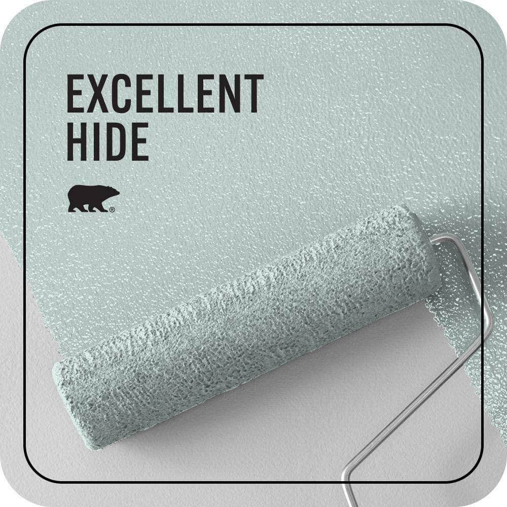 BEHR PREMIUM PLUS 1 gal. #M450-1 Dew Pointe Ceiling Flat Interior Paint & Primer (2)