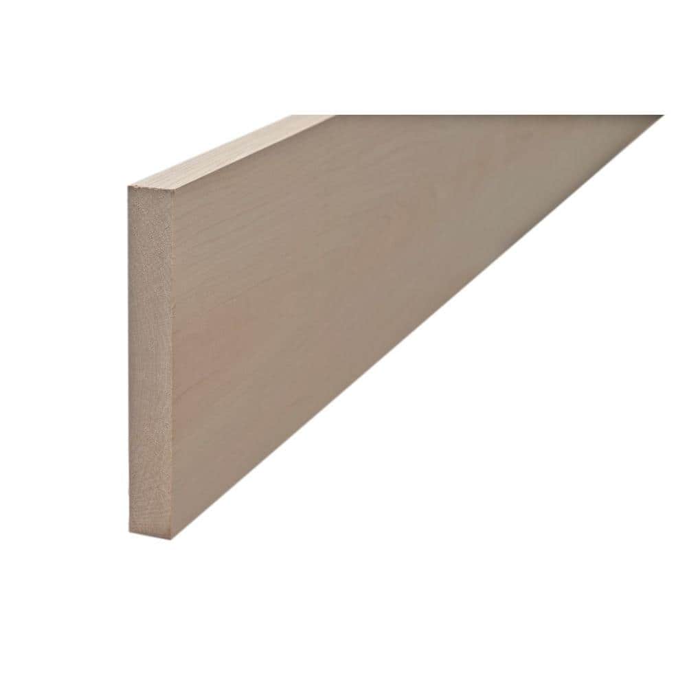 Unbranded Maple Board (Common: 1 in. 6 in. Random Length; Actual: 3/4 in. 5-1/2 in. Random Length) (4)