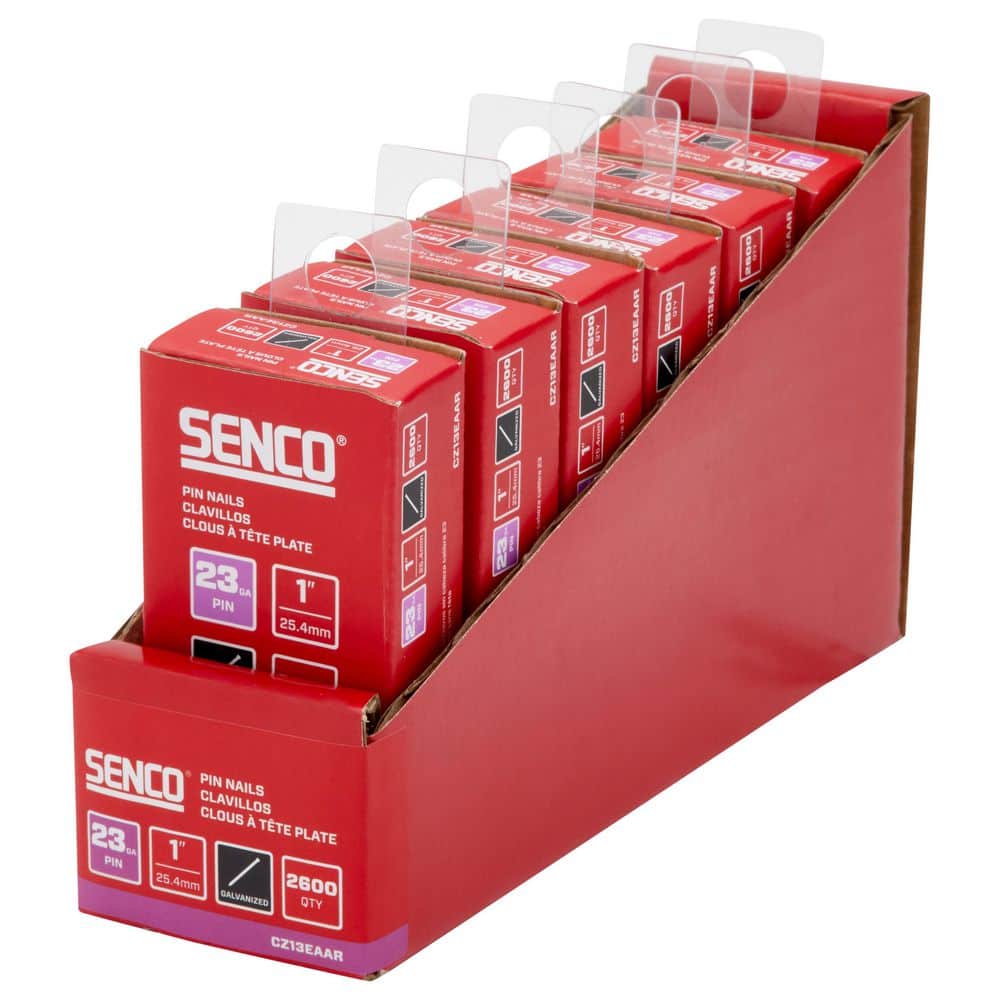 Senco 23 x 1 in. Headless Pin Galvanized retail pack (2)