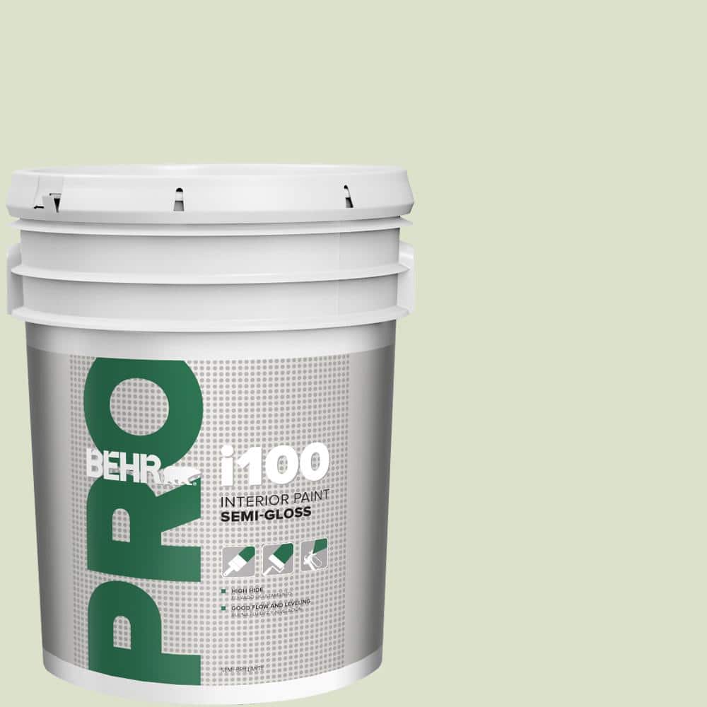 BEHR PRO 5 gal. #420E-2 Palm Breeze Semi-Gloss Interior Paint
