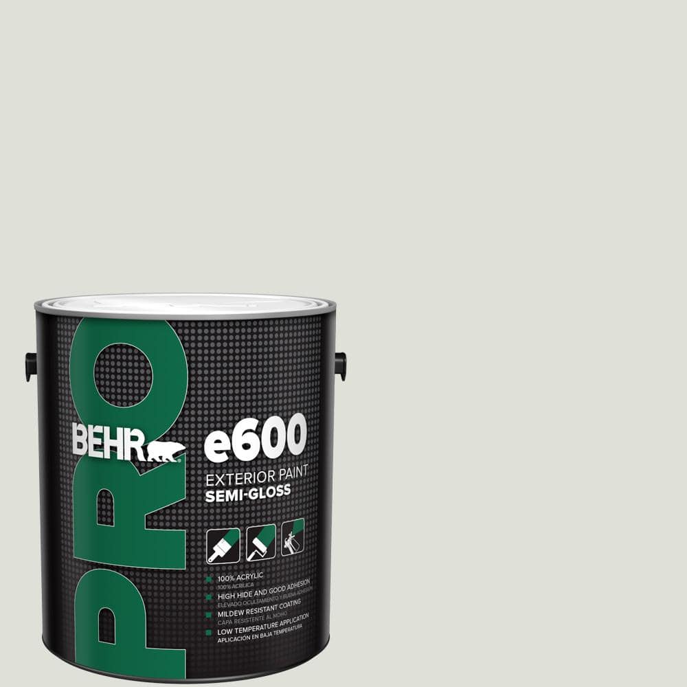 BEHR PRO 1 gal. #PPU25-11 Salt Cellar Semi-Gloss Exterior Paint