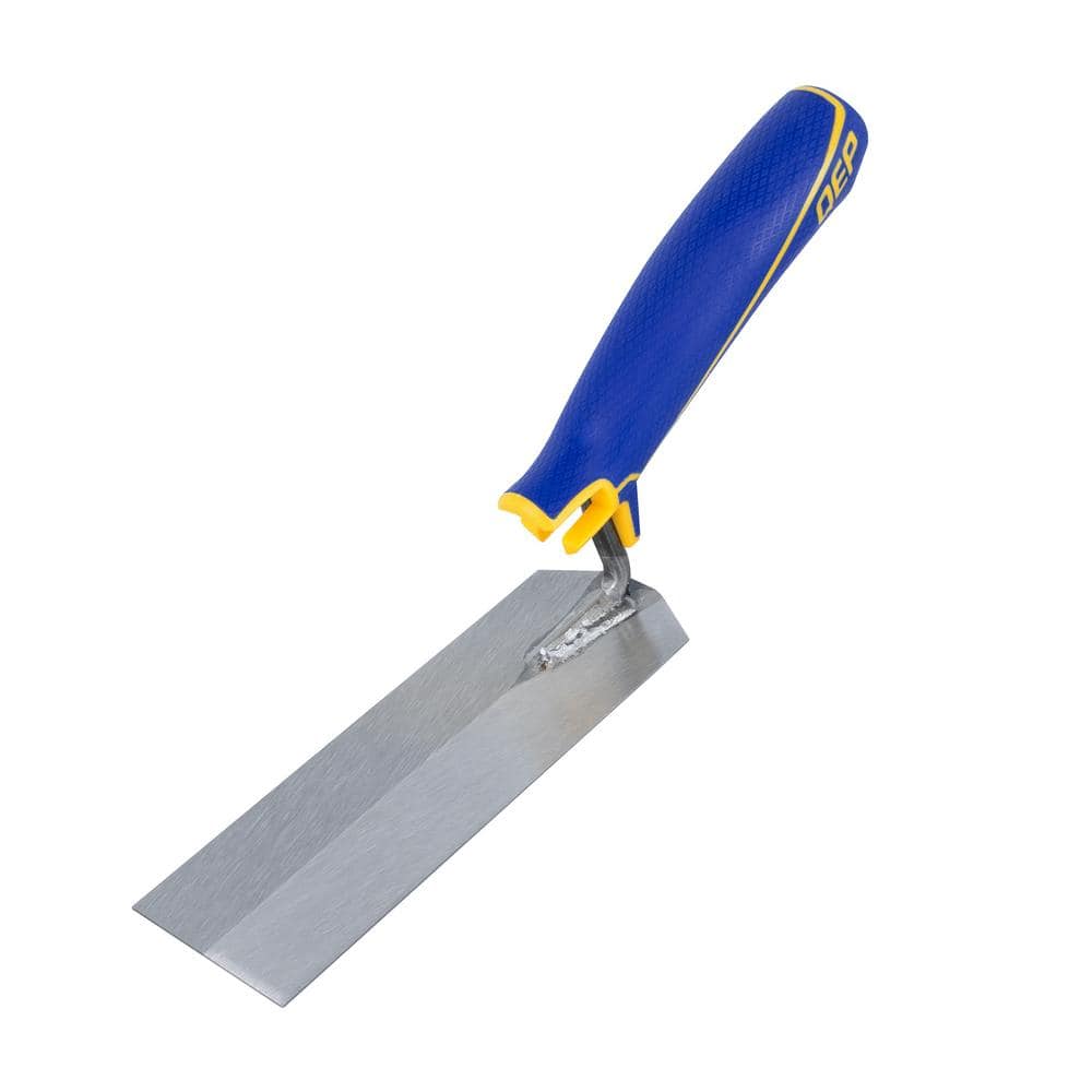 QEP 6 in. x 2 in. Comfort Grip Flat Margin Flooring Trowel with Bucket Hook (2)