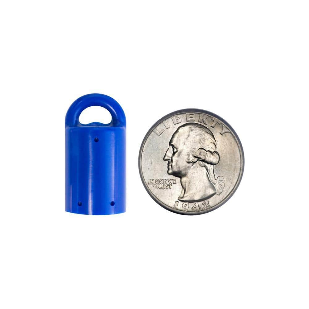 MagnetPAL Heavy-Duty Indoor Outdoor Neodymium Anti-Rust Magnet, Magnetic Stud Finder, Key Organizer in Blue (3-Pack) (3)