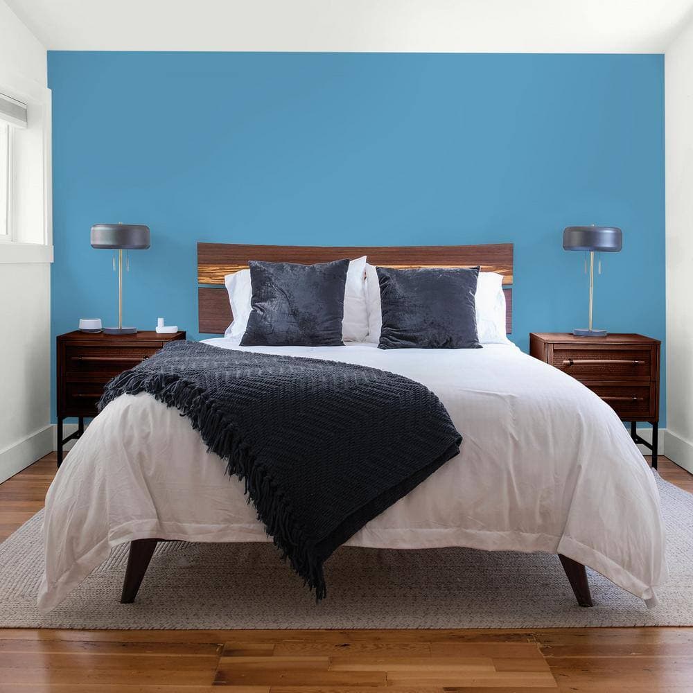 Glidden Premium 1 qt. Vanity PPG1157-5 Flat Interior Latex Paint (4)