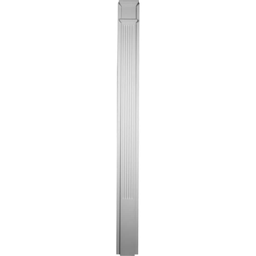 Ekena Millwork 2-1/2 in. x 7-7/8 in. x 90-1/2 in. Polyurethane Fluted Pilaster (1)