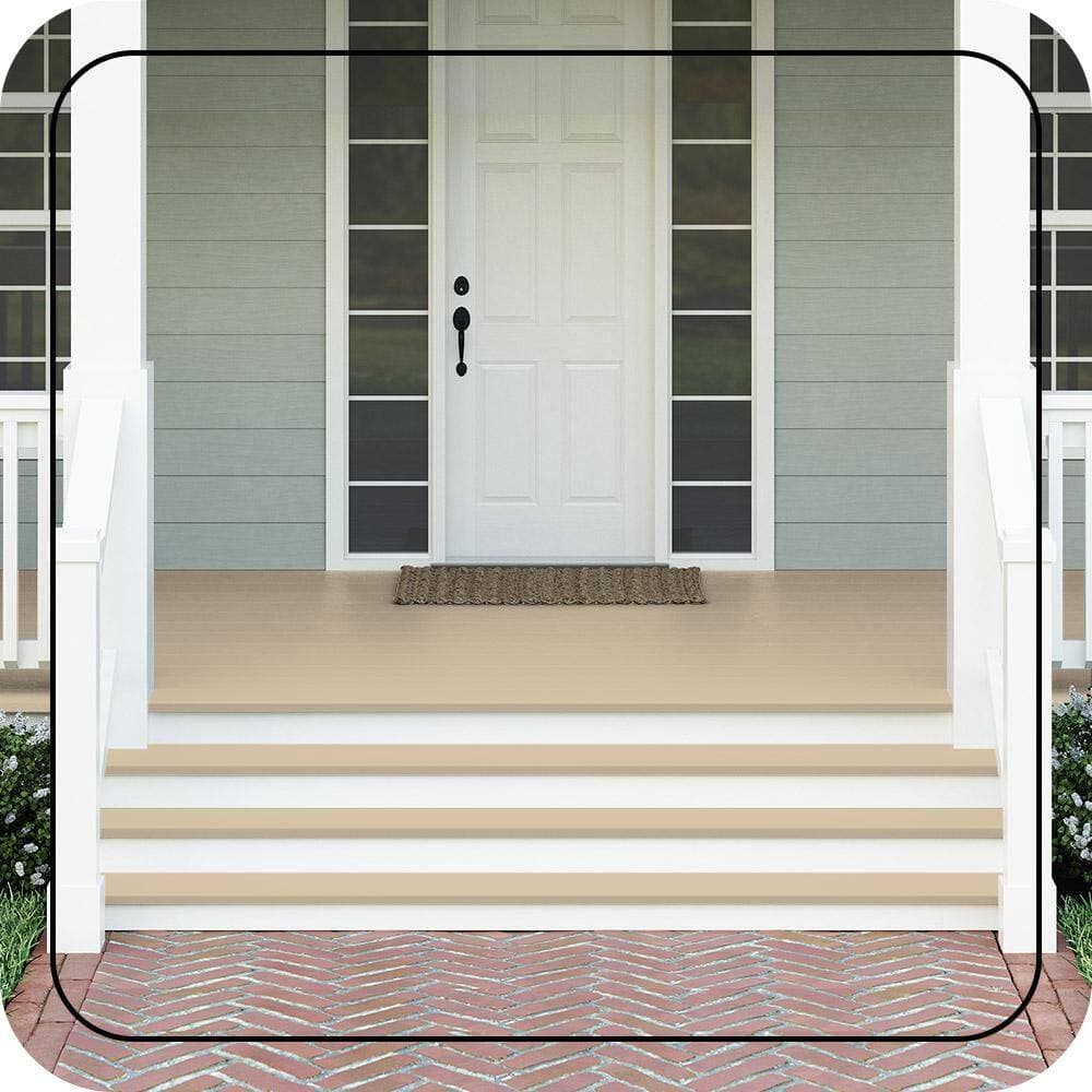 BEHR PREMIUM 1 gal. #MS-42 Arabian Desert Textured Low-Lustre Enamel Interior/Exterior Porch and Patio Anti-Slip Floor Paint (3)