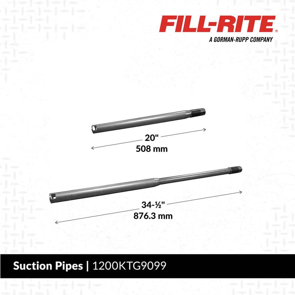 FILL-RITE 1" Steel Telescoping Suction Pipe (3)