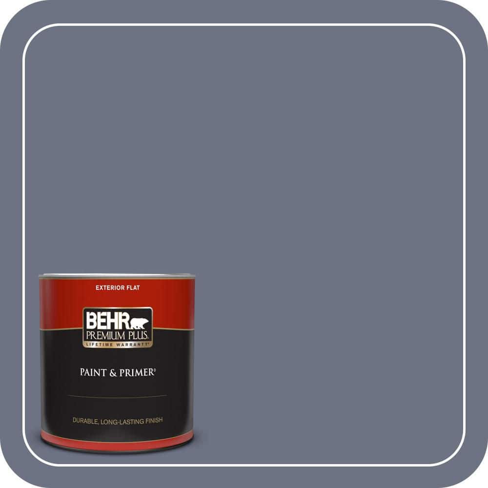 BEHR PREMIUM PLUS 1 qt. #MQ5-11 Encore Flat Exterior Paint & Primer