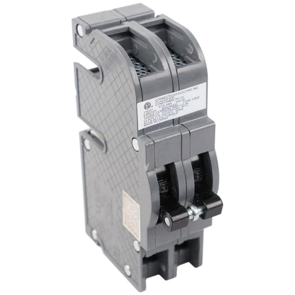 New UBIZ Thick 100 Amp 120/240 Volts 1-1/2 in 2-Pole Zinsco QCAL100 Replacement Circuit Breaker (2)