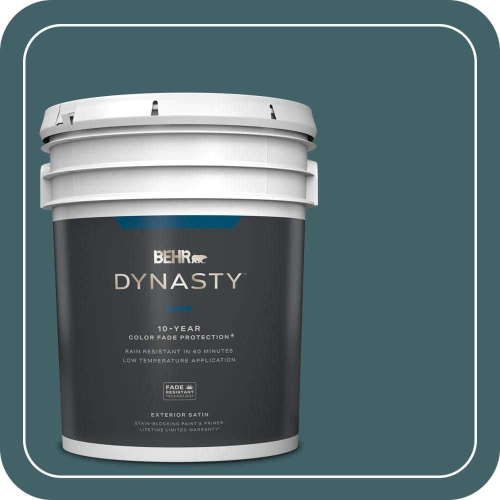 BEHR DYNASTY 5 gal. #T17-12 Wanderlust Satin Enamel Exterior Stain-Blocking Paint & Primer