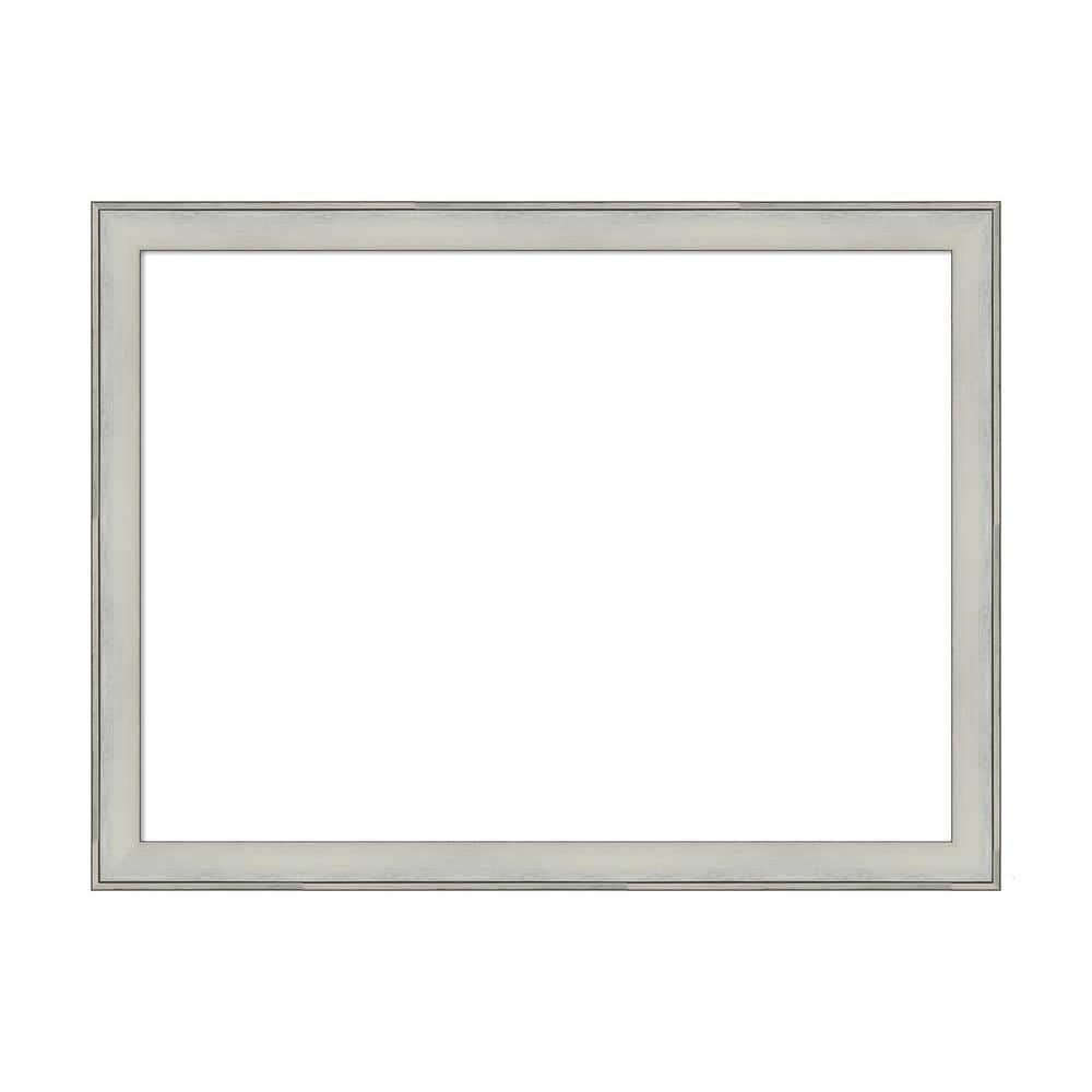 Amanti Art Mirror Makeover Flair Silver Patina 41.25 in. W x 31.25 in. H Bathroom Mirror Frame Border Kit-Fits a 40 x 30 mirror (1)