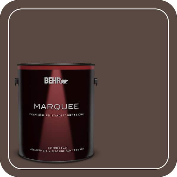 BEHR MARQUEE 1 gal. #S-G-790 Bear Rug Flat Exterior Paint & Primer (2)