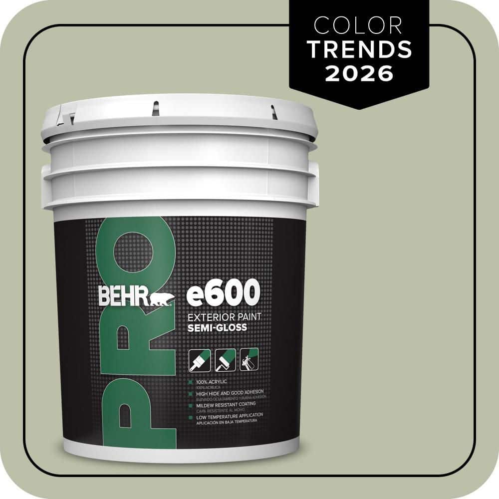 BEHR PRO 5 gal. #S380-3 Urban Nature Semi-Gloss Exterior Paint