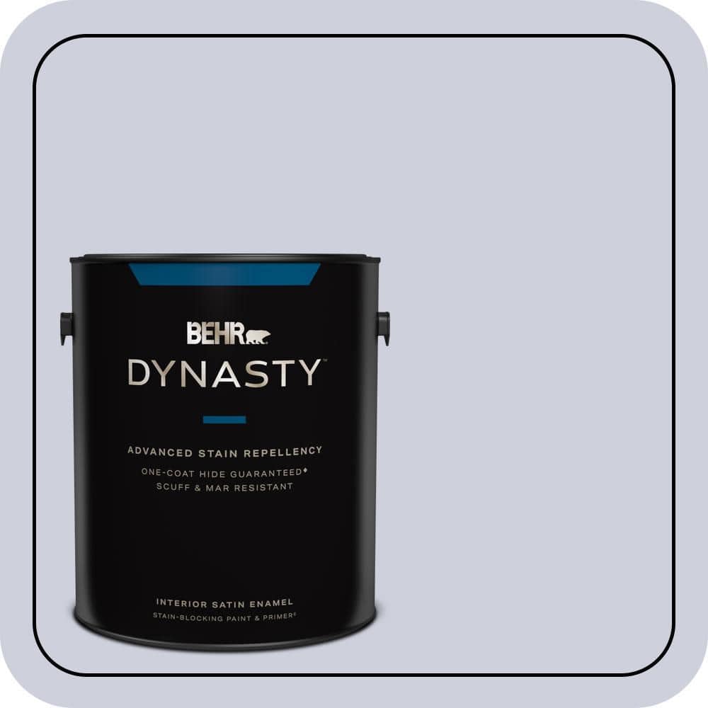 BEHR DYNASTY 1 gal. #640E-3 Simplicity Satin Enamel Interior Stain-Blocking Paint & Primer