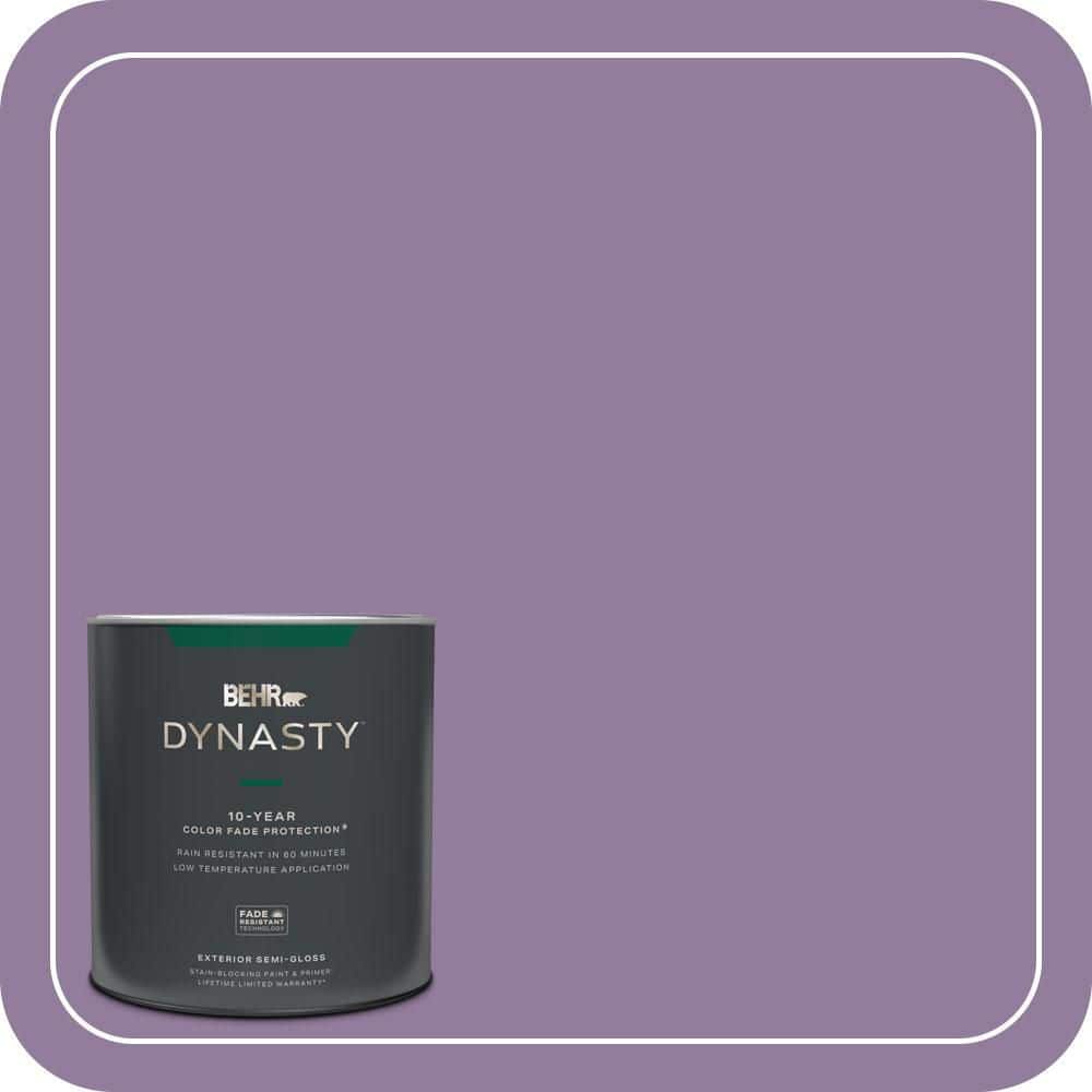 BEHR DYNASTY 1 qt. #660D-5 Wildflower Semi-Gloss Exterior Stain-Blocking Paint & Primer
