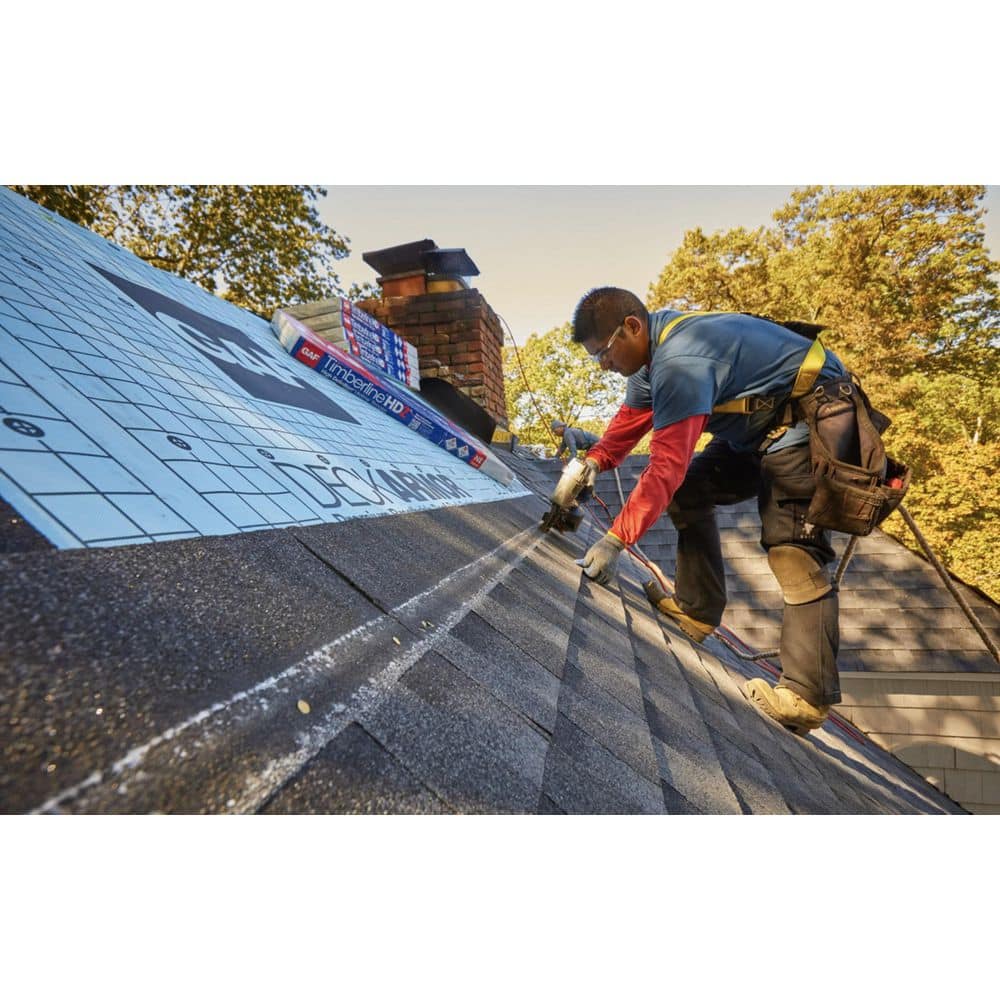 GAF Timberline HDZ Algae Resistant Laminated High Definition Shingles (33.33 sq. per Bundle) (4)