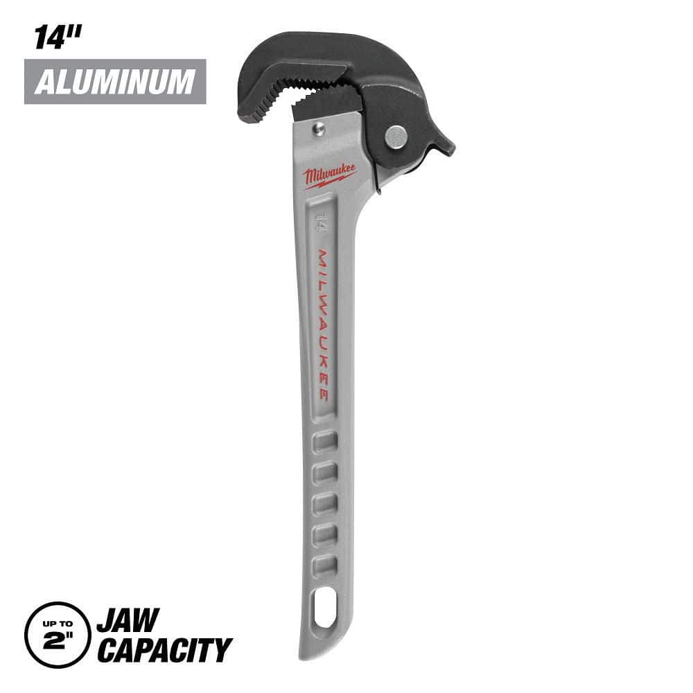 Milwaukee Self-Adjusting Aluminum Pipe Wrench