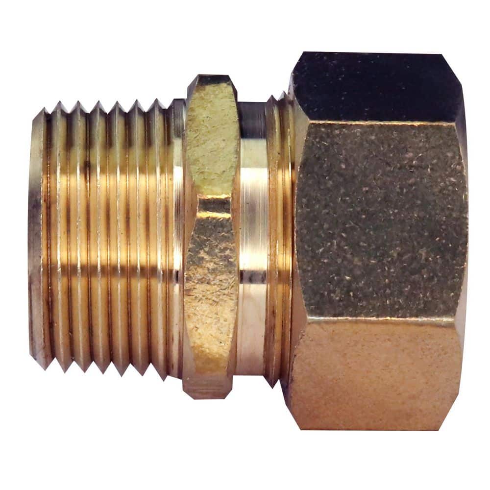 Apollo 3/4 in. x 3/4 in. Brass Compression x MIP Water Heater Adapter Fitting (2-Pack) (1)