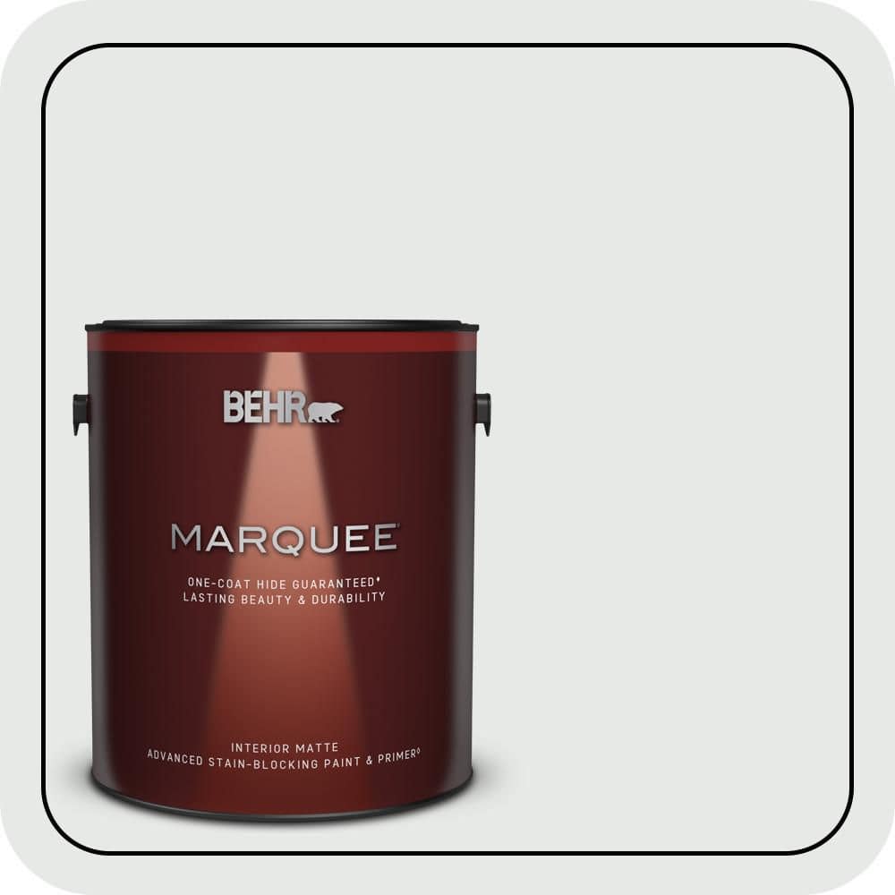 BEHR MARQUEE 1 gal. #PWN-44 Bay Breeze Matte Interior Paint & Primer