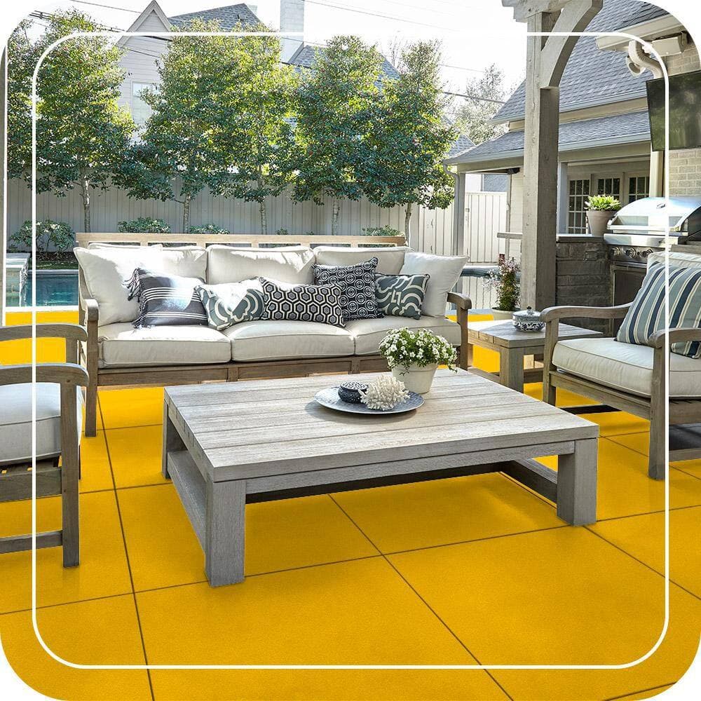 BEHR PREMIUM #P300-7 Textured Low-Lustre Enamel Interior/Exterior Porch and Patio Anti-Slip Floor Paint (3)