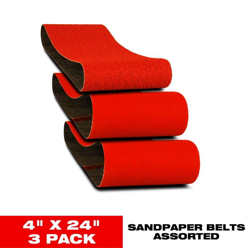 DIABLO 4 in. x 24 in. Assorted Sanding Belts (1)