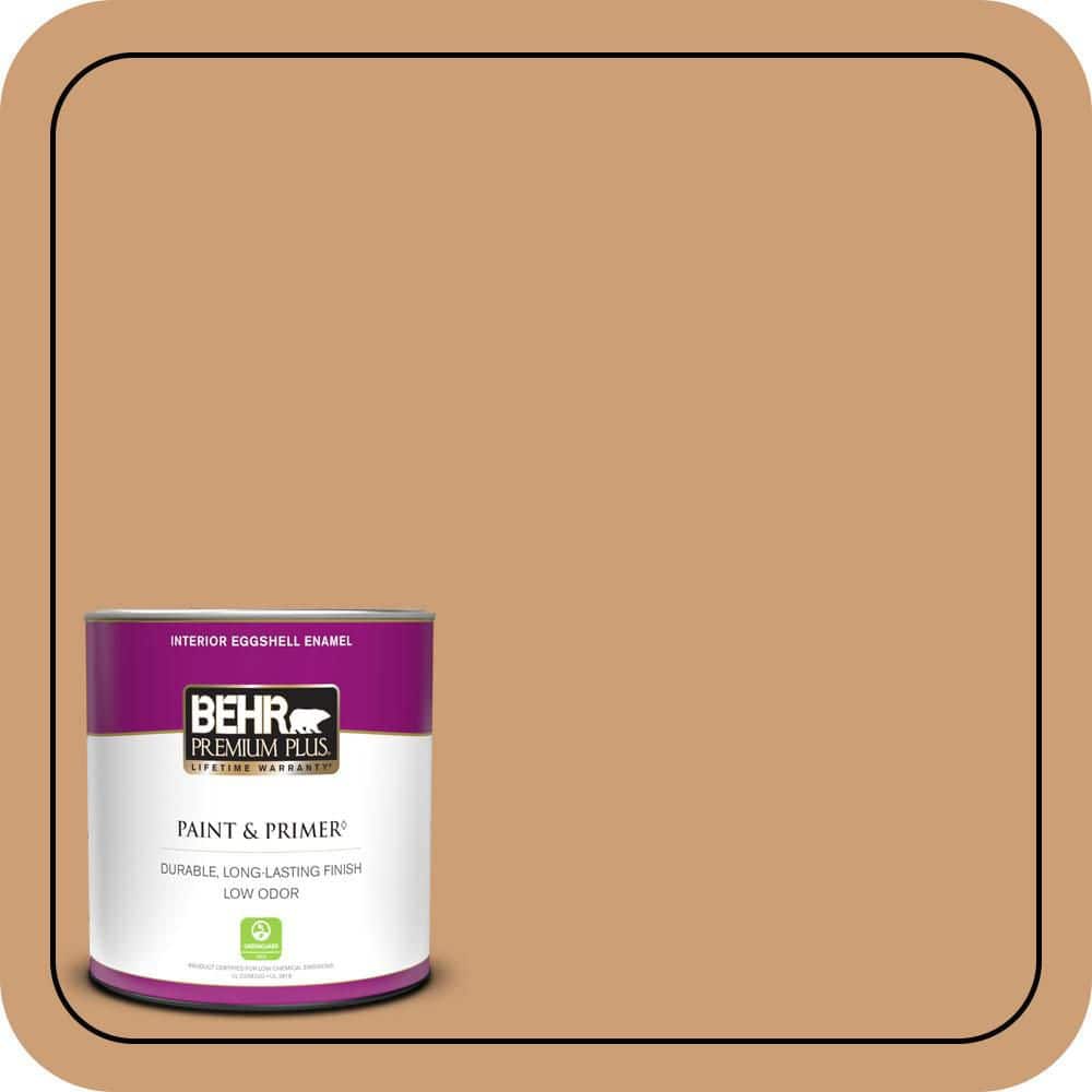 BEHR PREMIUM PLUS #S250-4 Fresh Croissant Enamel Low Odor & Primer