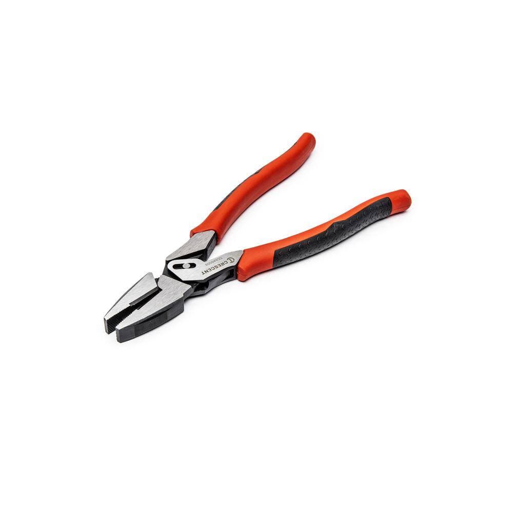 Crescent 9 in. Pivot Action Dual Material Grip Lineman's Compound Action Pliers (3)