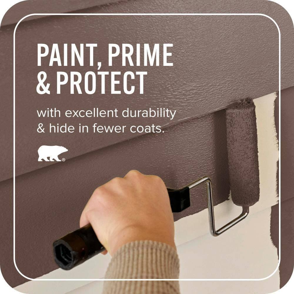 BEHR ULTRA 1 qt. #S-G-770 Wild Horse Satin Enamel Exterior Paint & Primer (3)