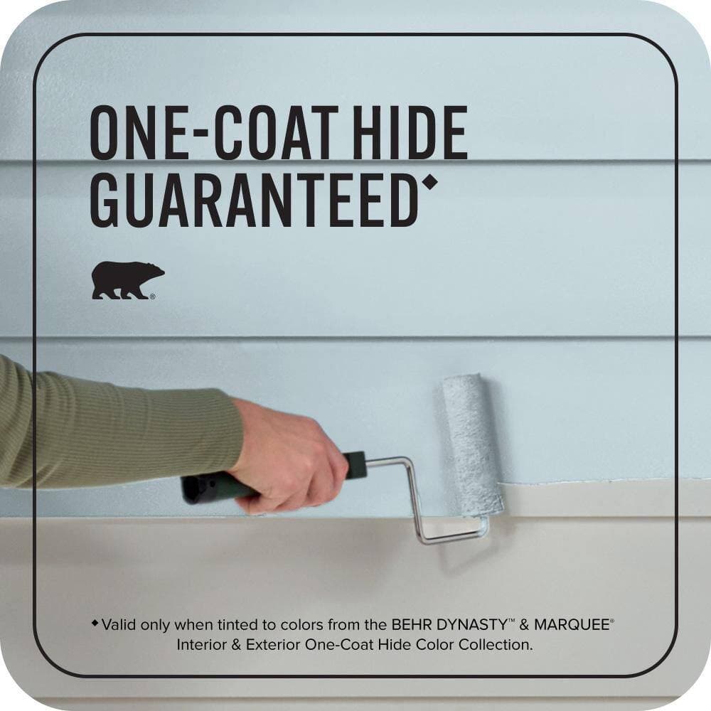 BEHR MARQUEE 1 gal. #S470-1 Cloudy Sky Flat Exterior Paint & Primer (3)