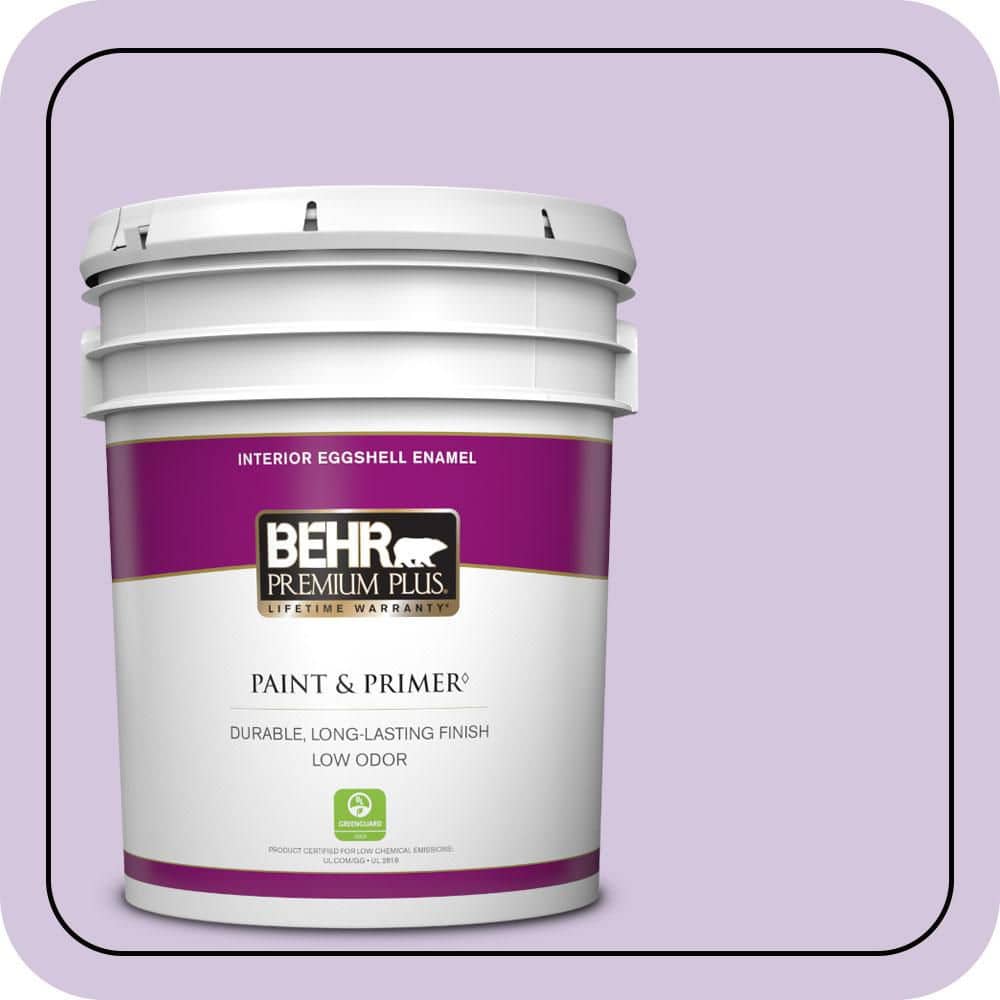 BEHR PREMIUM PLUS 5 gal. #M570-3 On Location Eggshell Enamel Low Odor Interior Paint & Primer