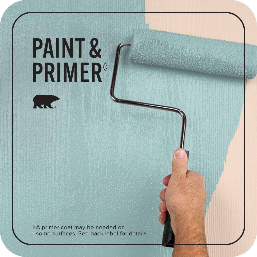 BEHR PREMIUM PLUS 1 gal. #PPU13-10 Ocean Boulevard Flat Exterior Paint & Primer (3)