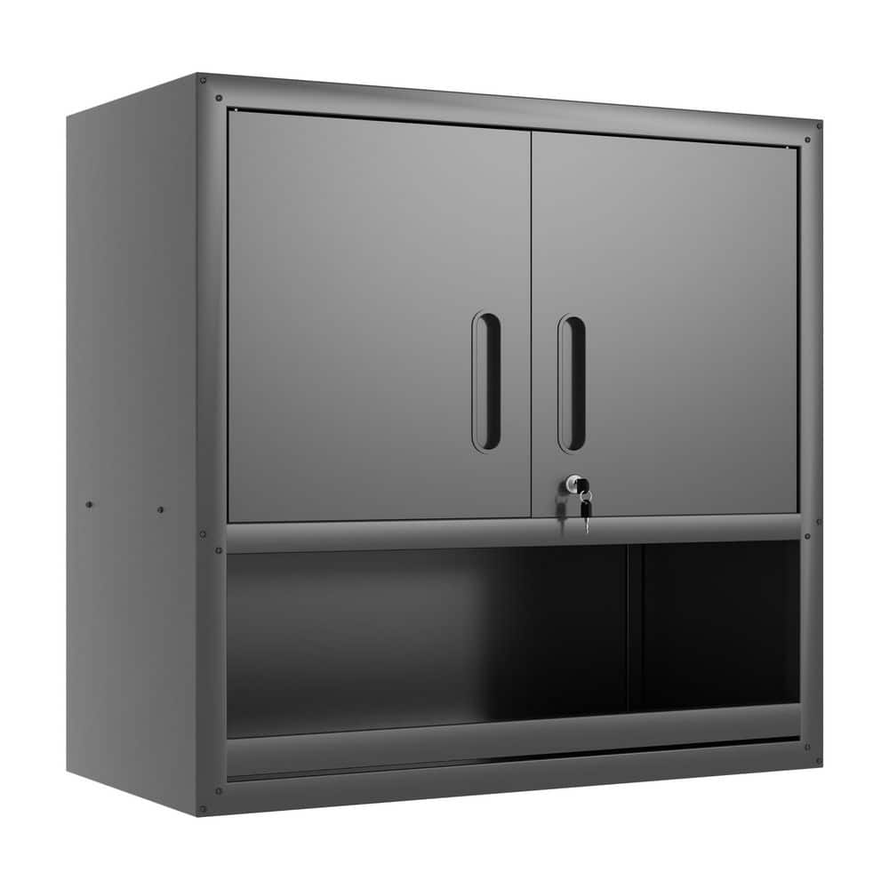Tahanbath Classic 12 in. W x 21 in. D x 36 in. H Bathroom Storage Wall Cabinet in White with Open Storage (1)