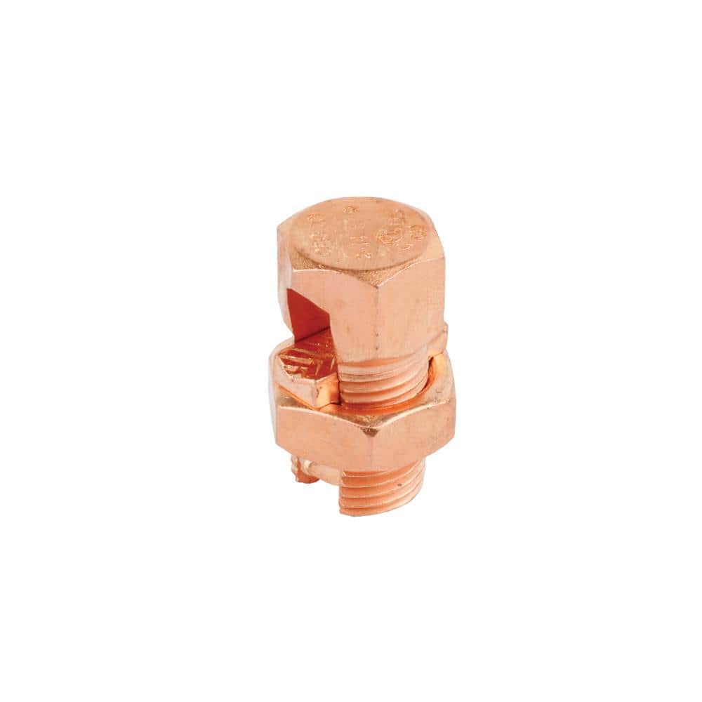 Commercial Electric 6 AWG to 2 AWG Copper Split Clamp Bolt (3)