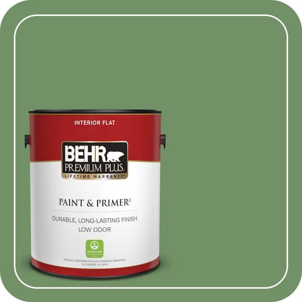 BEHR PREMIUM PLUS #M400-6 Mixed Veggies Enamel & Primer Color Sample (4)