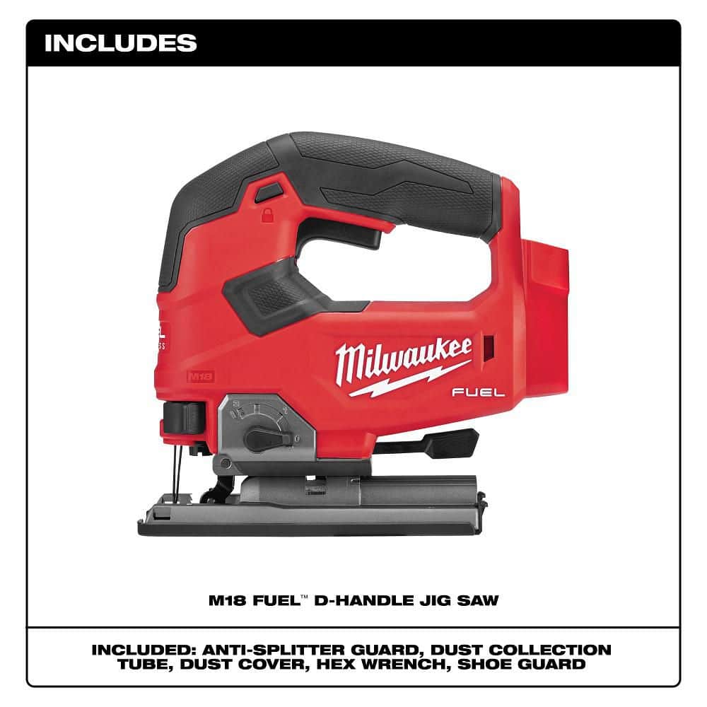 Milwaukee M18 FUEL 18V Lithium-Ion Brushless Cordless Jig Saw (Tool-Only) (2)